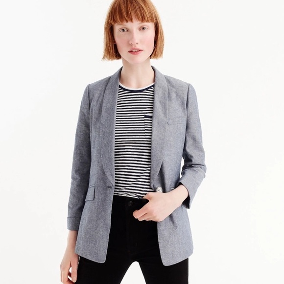J. Crew unstructured blazer Size 4 - Picture 2 of 6